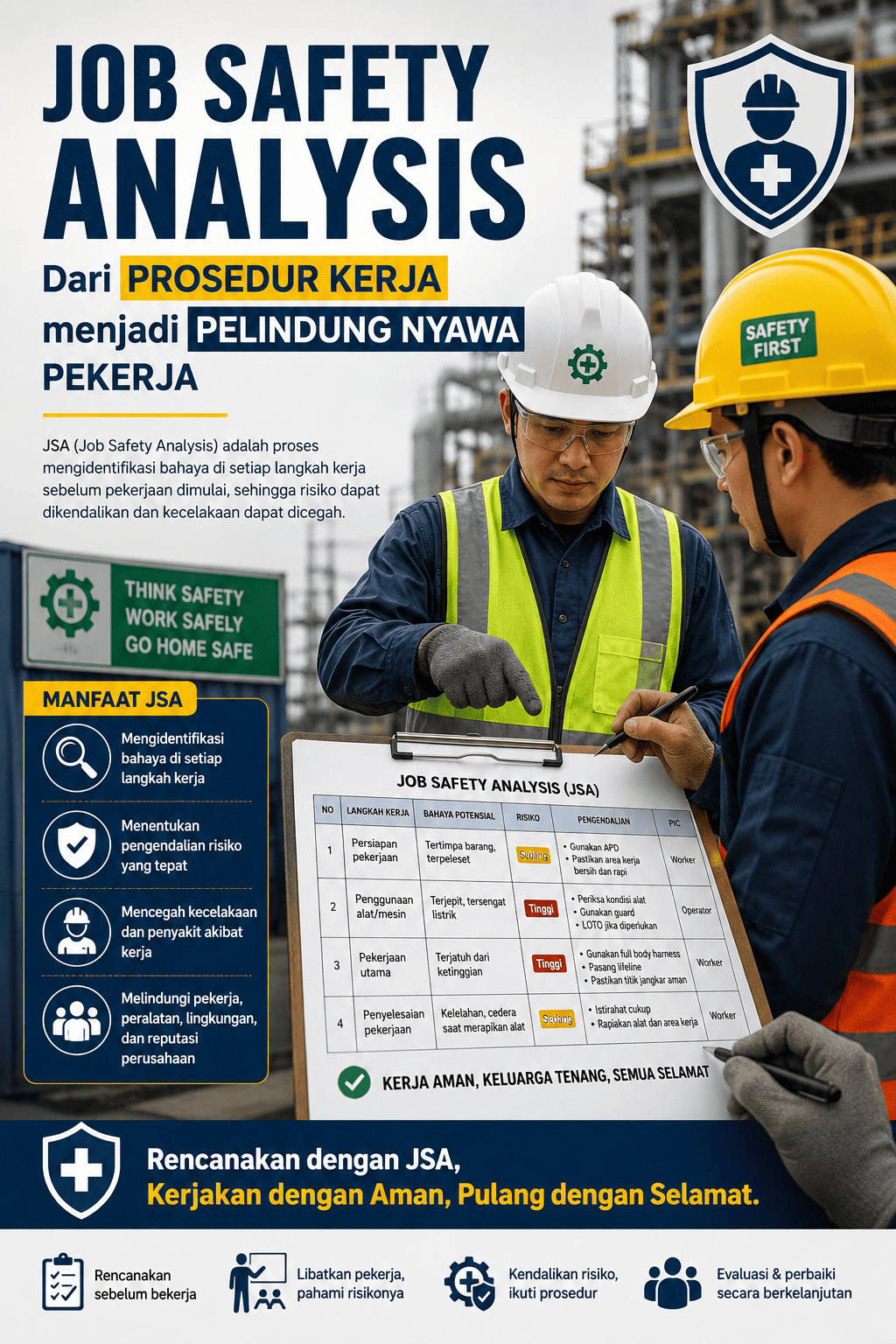 Job Safety Analysis Dari Prosedur Kerja menjadi Pelindung Nyawa Pekerja
