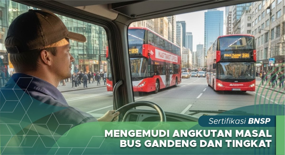 Mengemudi angkutan masal bus gandeng dan tingkat